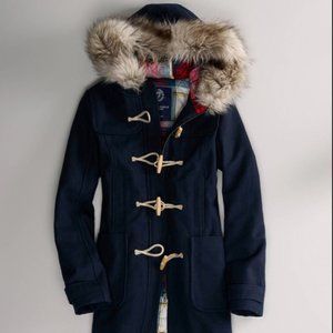 American Eagle Navy Toggle Coat